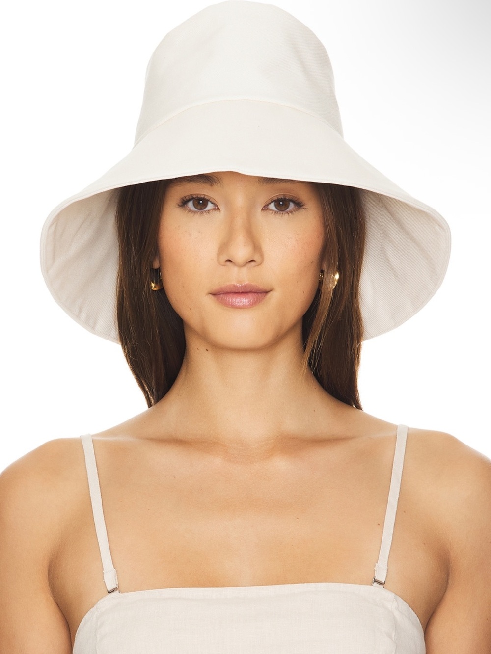 NWT Janessa Leone Walker Bucket Hat -Off White- Size Medium